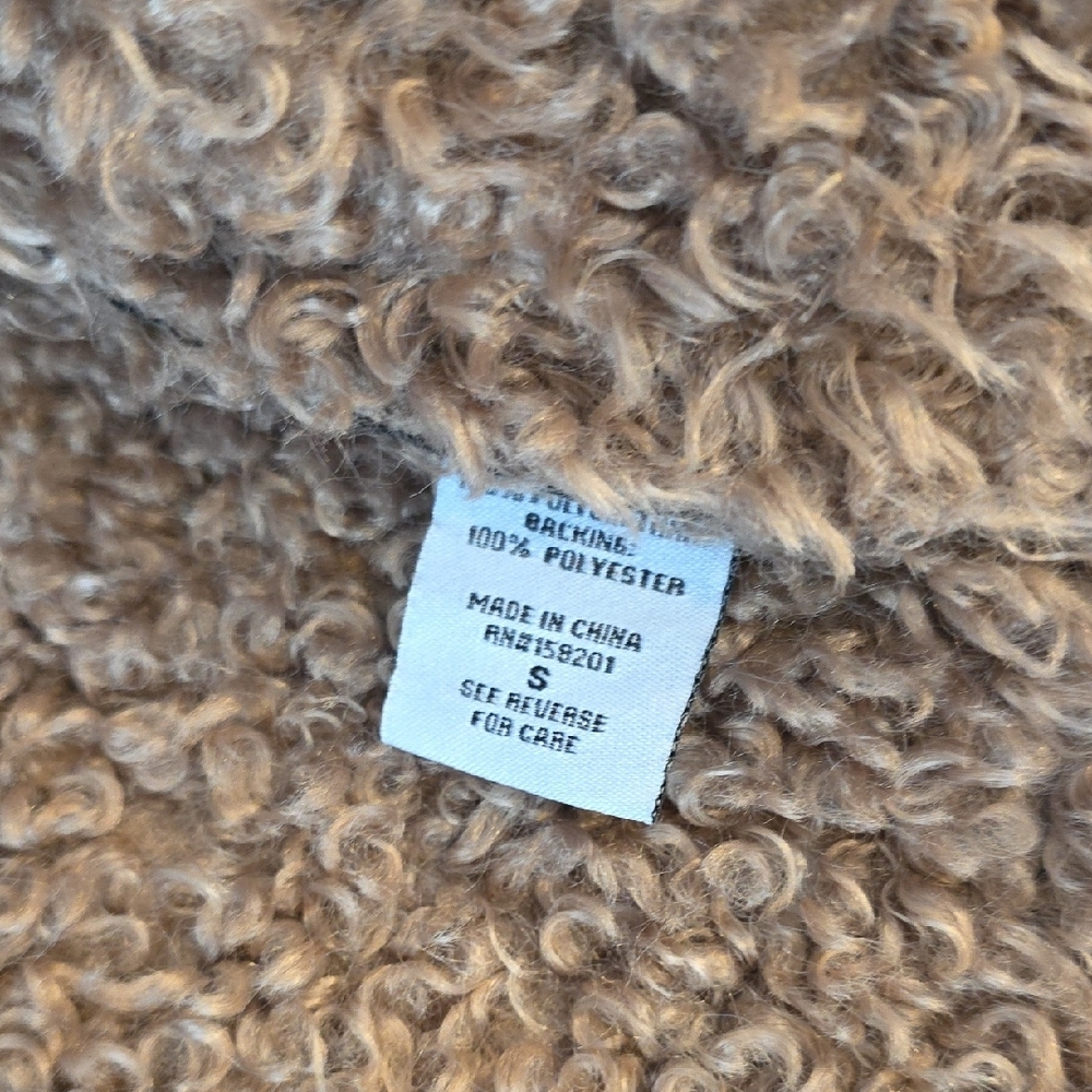 Cali 1850 Faux Fur Kids Vest Brown - Picture 5 of 6